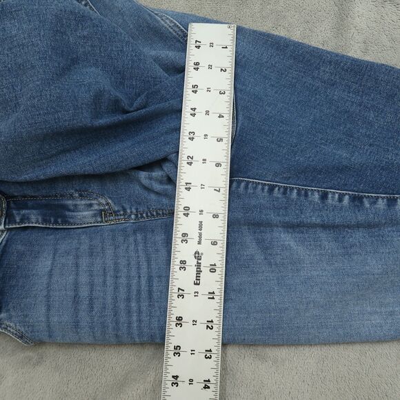 Torrid Jeans Women's Size 18R Blue High-Rise Jegging Denim 28" Inseam Destroyed - Picture 6 of 16